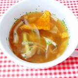 秋味＊きのこのスープ～ドリトスを浮かべて～